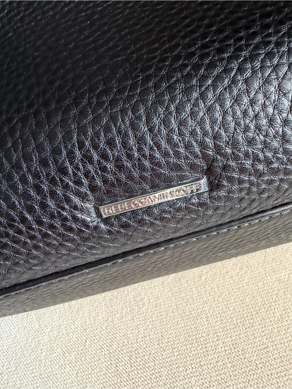 Rebecca Minkoff Pebbled Leather Biker Doctor Bag - Picture 6 of 10